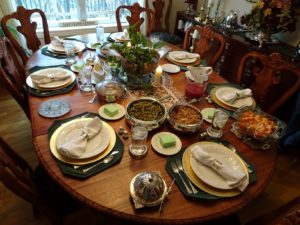 Thanksgiving table