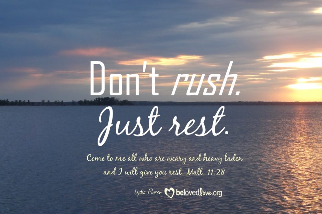 7:15:16 Don't Rush