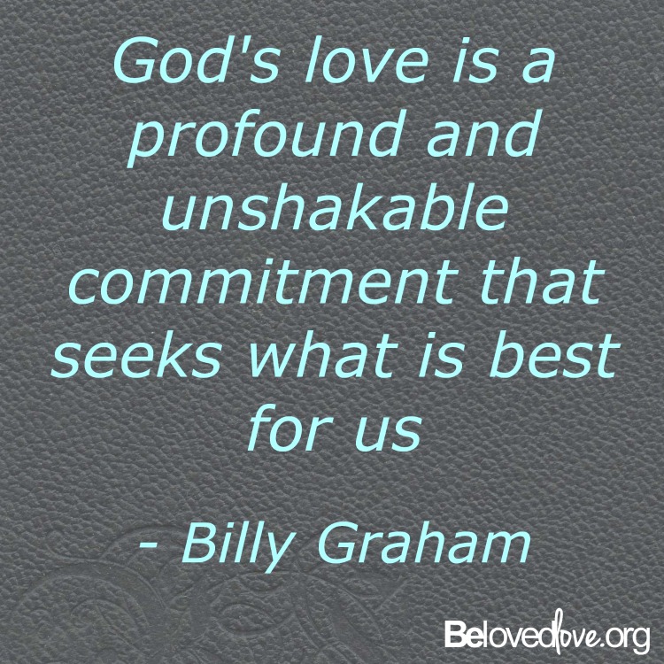 God's love seeks what is best for us