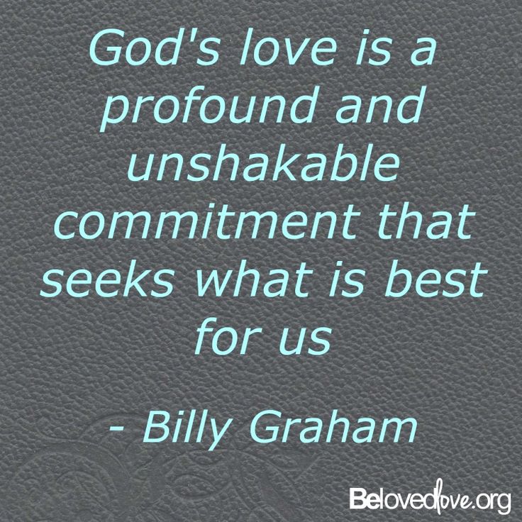 God's love is...