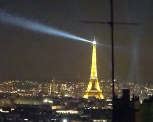 Eiffel Tower at night