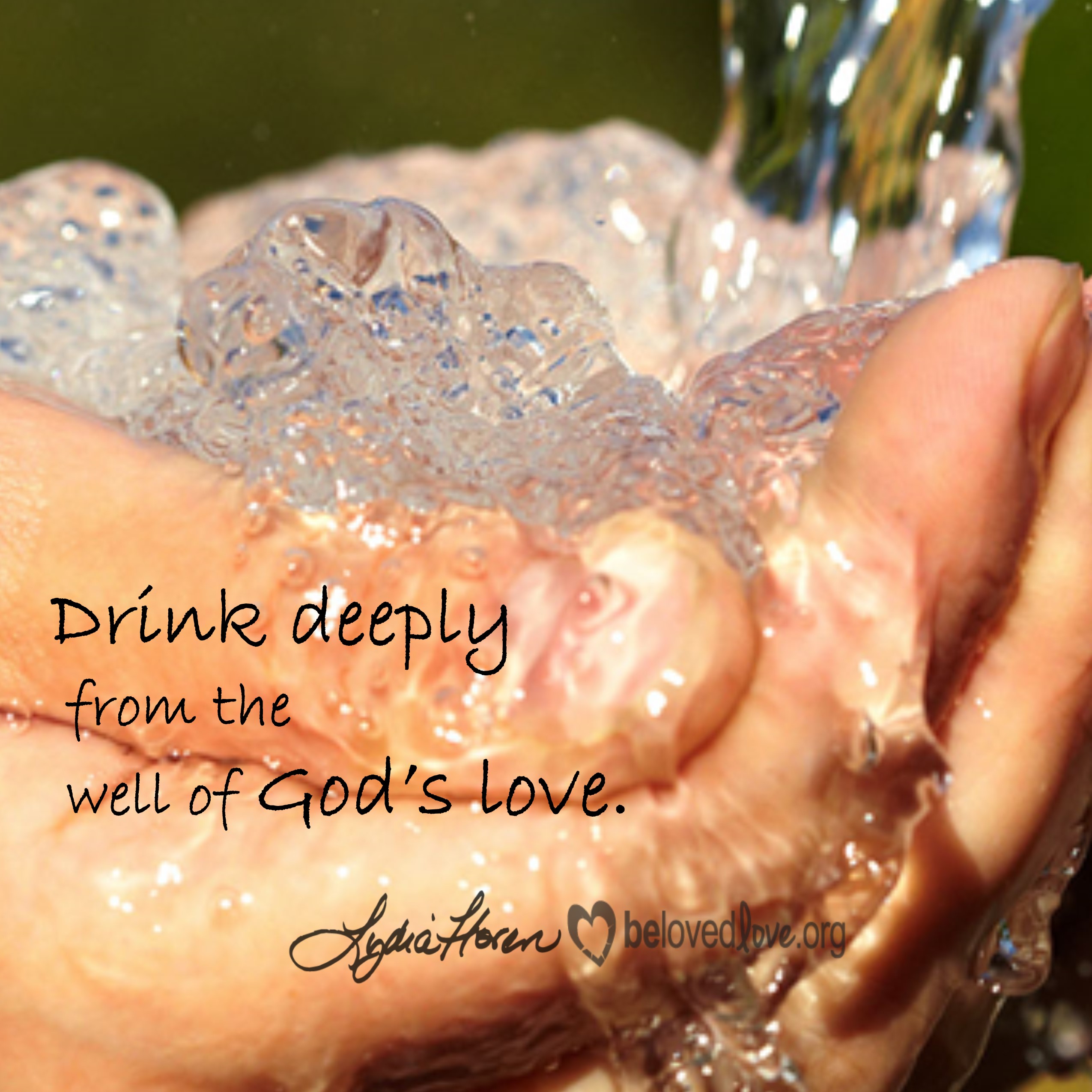 Drink Deeply from the Well of God's Love