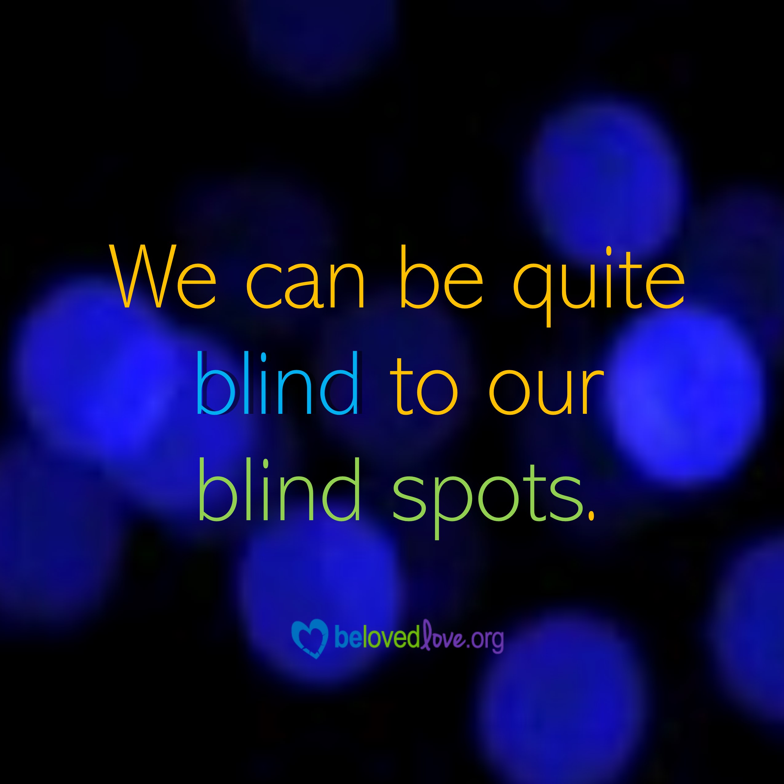 We Can be Quite Blind to our Blind Spots