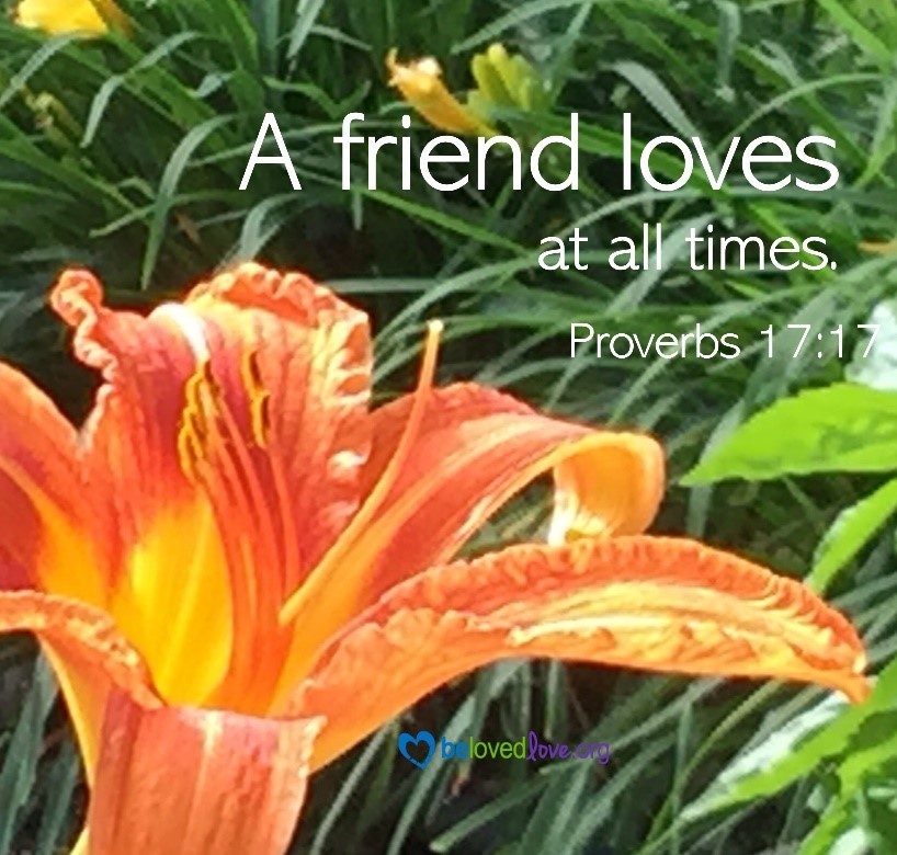 A Friend Loves At All Times Belovedlove Inspirational Image