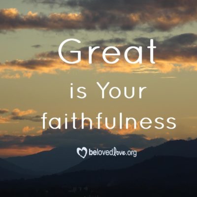 great is your faithfulness