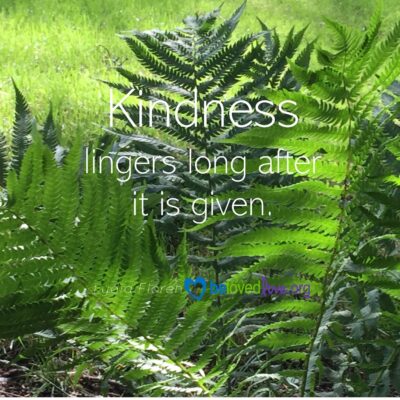 kindness lingers long after it is given